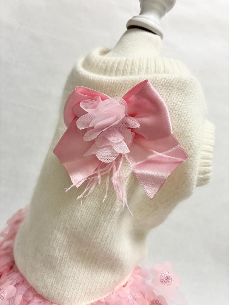 値下げtrilly tutti brilli ワンピースS（バレッタ込） 犬用品 Trilly tutti Brilli ワンピース