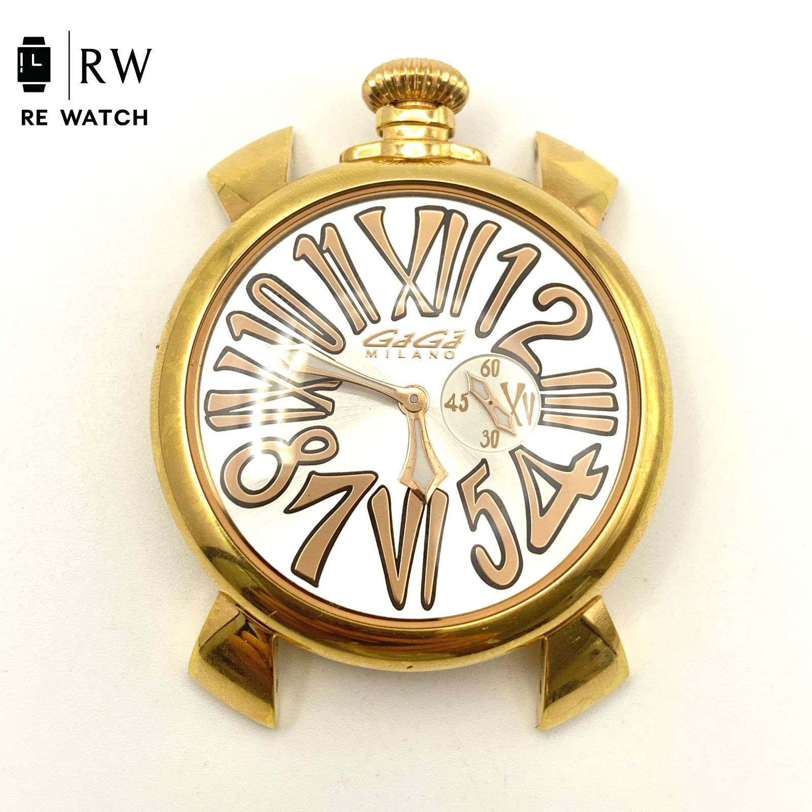 ジャンク品】ガガミラノ REF. 5081 ゴールド クォーツ 腕時計 - メルカリ