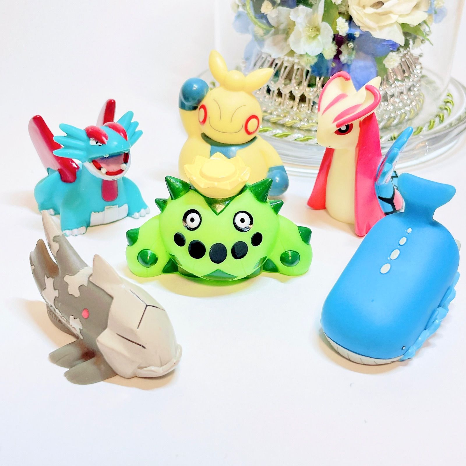 ポケモンキッズ 指人形 ミロカロス サボネア 6体セットまとめ売り 