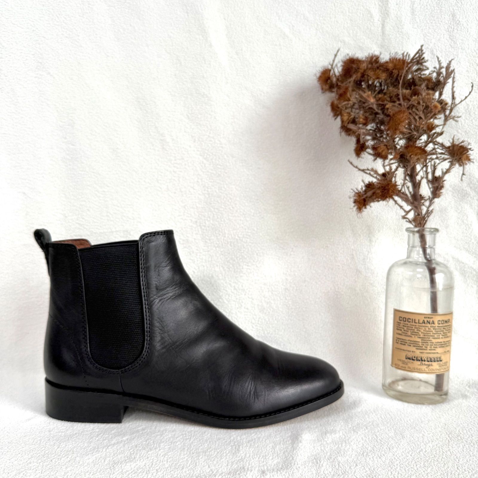 極美品✨マーガレットハウエルアイデア サイドゴア ブーツ レザー