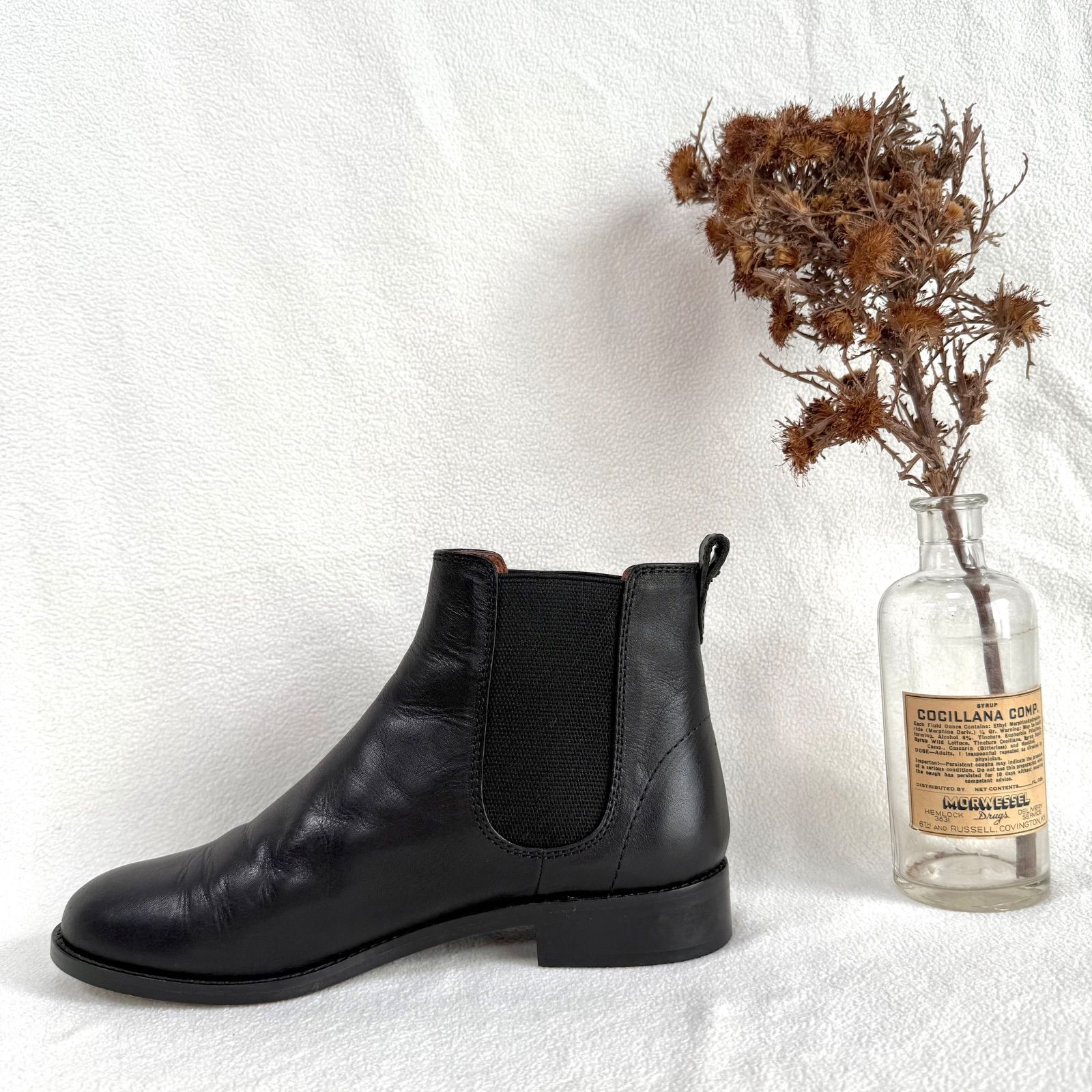 極美品✨マーガレットハウエルアイデア サイドゴア ブーツ レザー