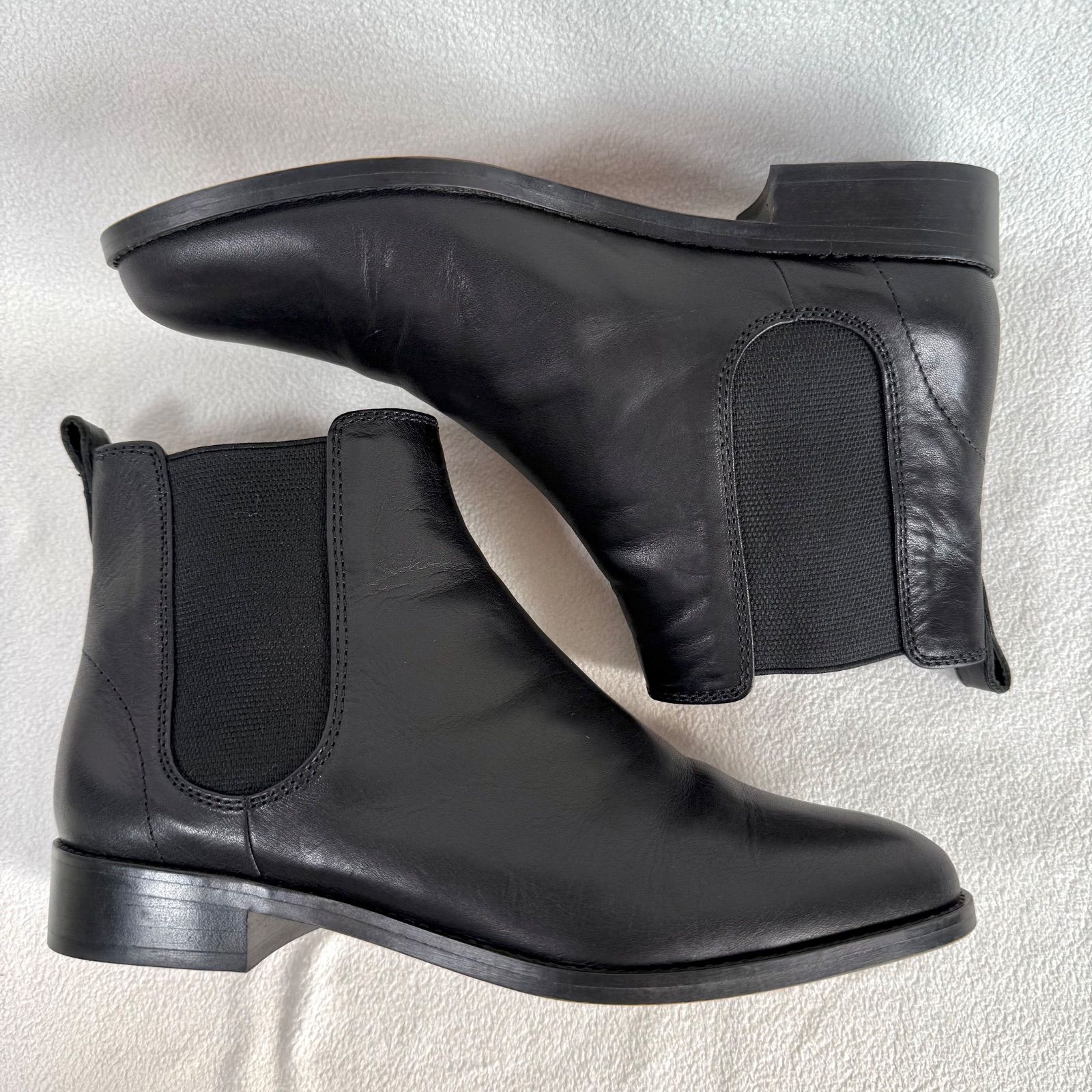 極美品✨マーガレットハウエルアイデア サイドゴア ブーツ レザー