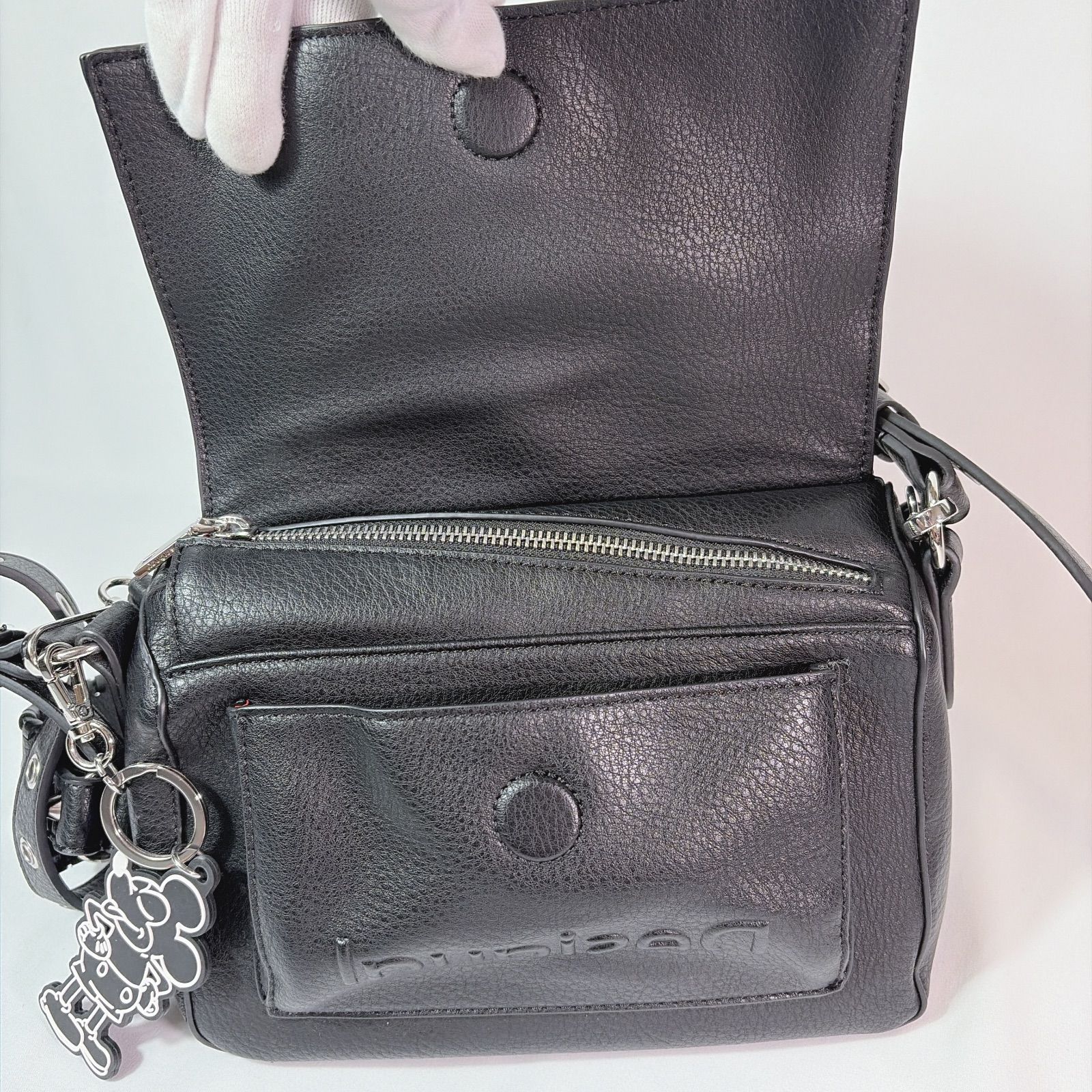極美品✨ デシグアル 限定品 2wayショルダーバッグ ミッキーマウス 
