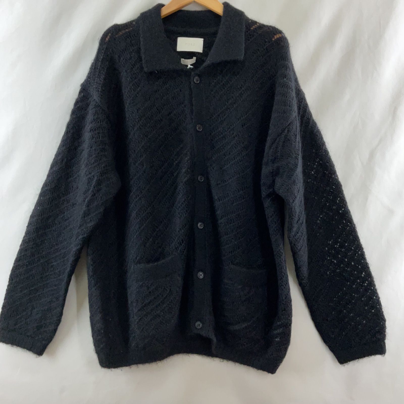 YOKE モヘヤニット サイズ3 Abstract Jacquard Crewneck Sweater