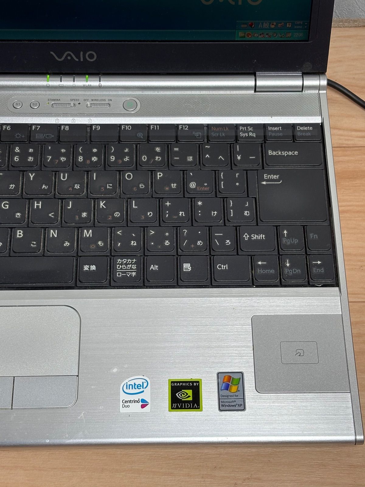 ☆GK159【現状品】 ノートパソコン ソニー VGN-SZ70B/B (intel 小売