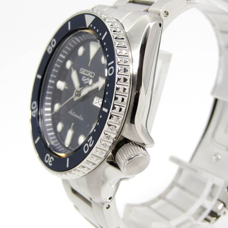 SEIKO セイコー 5 SPORTS SBSA 001 4 R 36 07 G 0 自動巻き 5スポーツ メンズ SS カレンダー シースルーバック ブルー