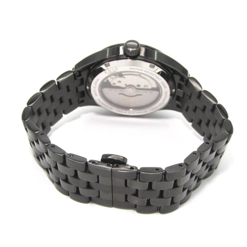 美品 KNIS ニス KN001-MTBK メテオライト 自動巻き 腕時計 隕石 38mm  