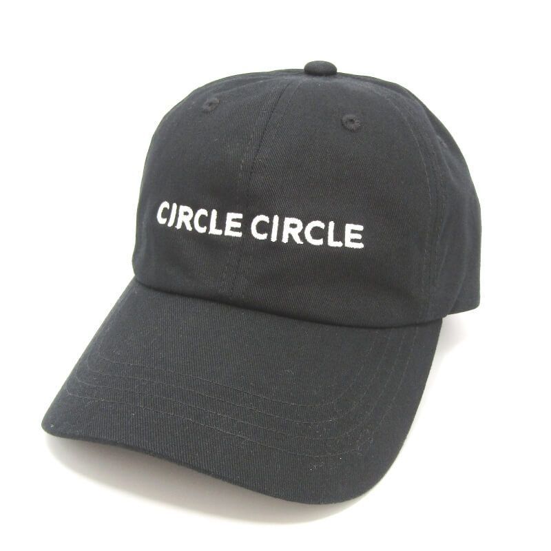 CIRCLE CIRCLE サークルサークル キャップ CC-ACCCP-002NL CC 6 PANEL PROMOTIONAL CAP Type-3 6パネル ブラック 28011195