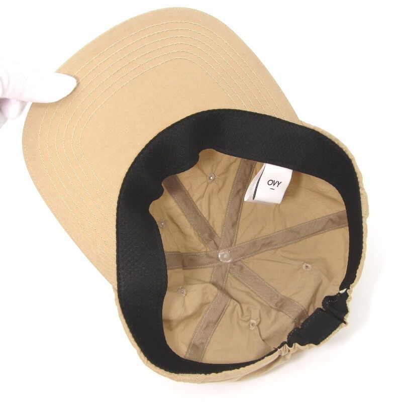 美品 OVY オヴィ キャップ Nylon Rip Stop Shirring 6Panel Cap OVY