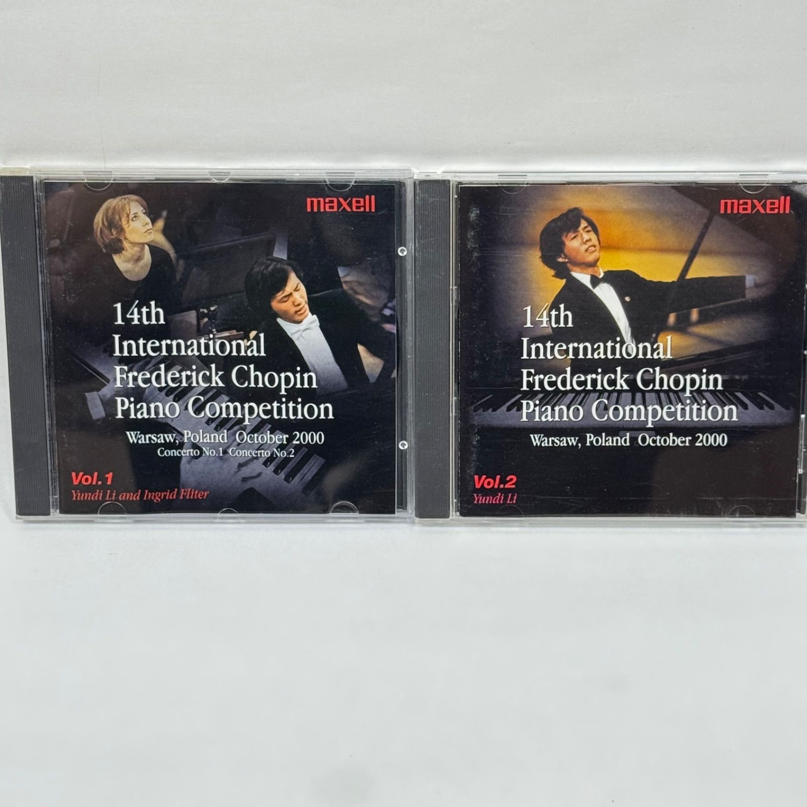 廃盤 ユンディ・リ 「第14回ショパンコンクール Vol.1 と2 をセット販売