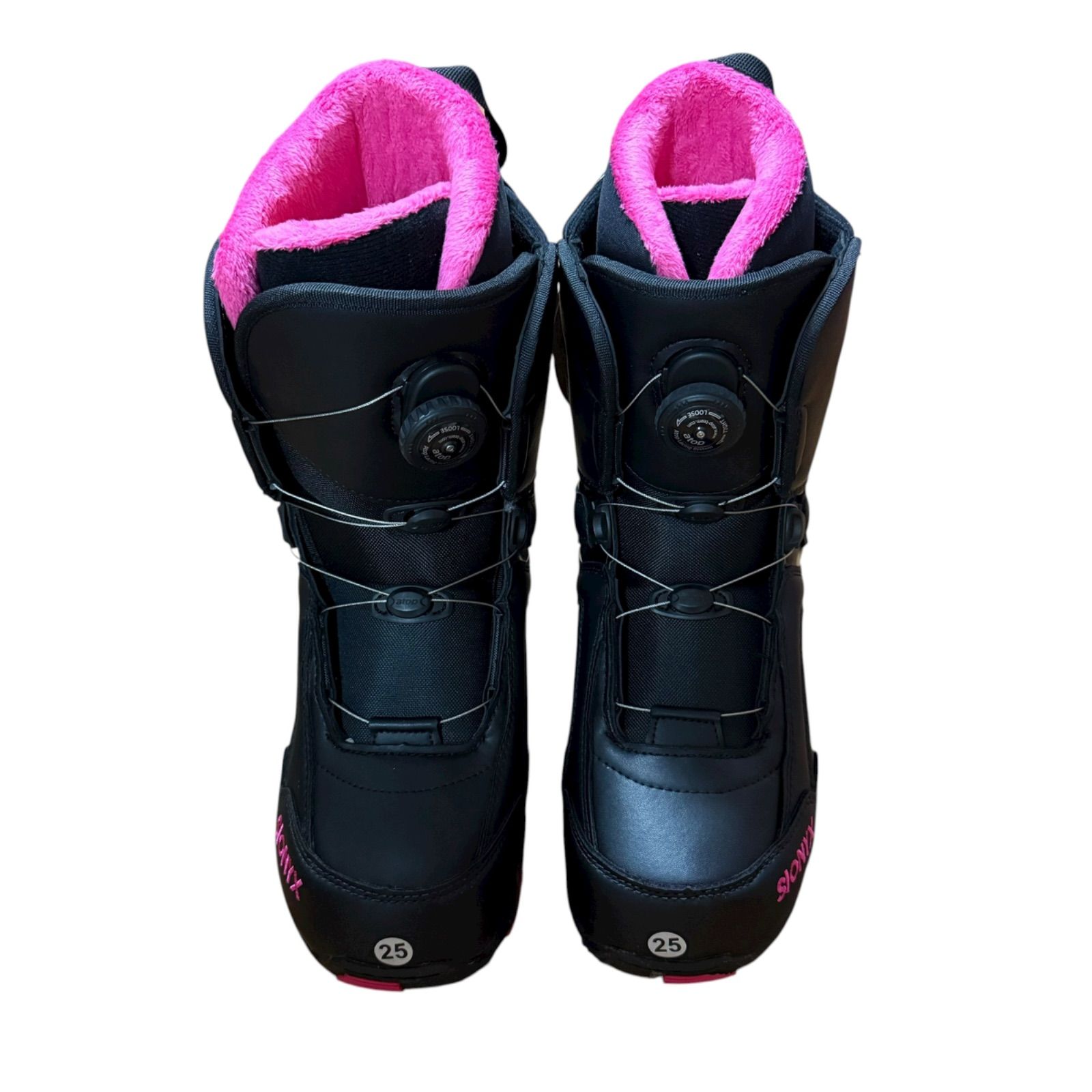 SIONYX スノーボードブーツ 25.0 cm レディース ボア サイオニクス ブラック ピンク