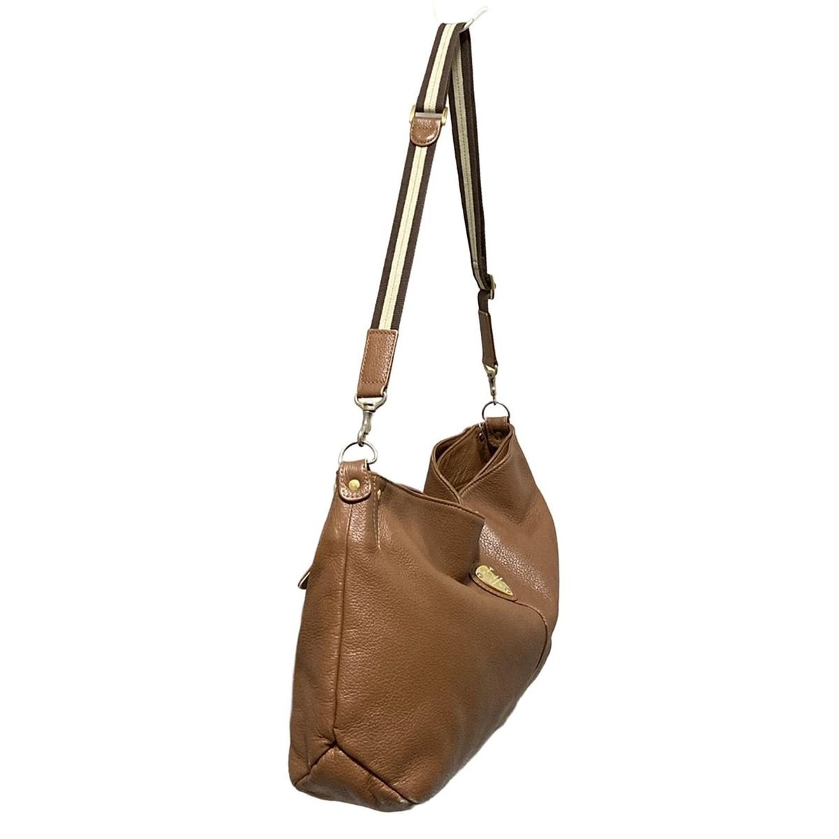 ATAO(アタオ) ショルダーバッグ - ブラウン ストラップ着脱可/斜めがけ