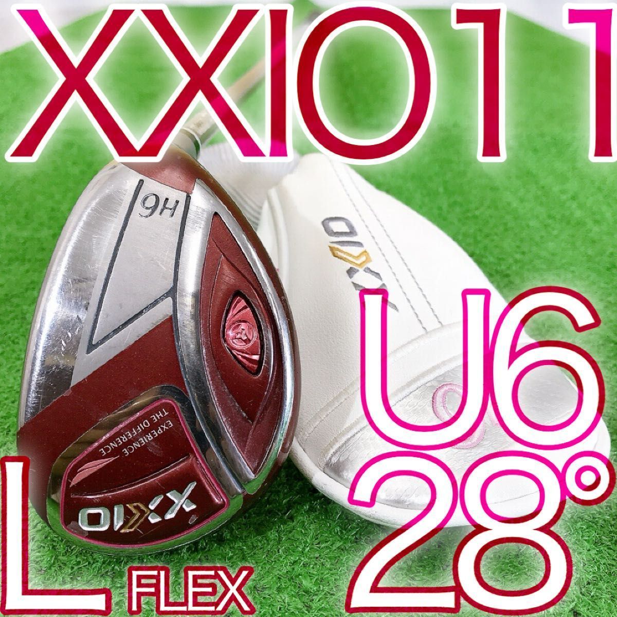 チ74☆ゼクシオ 6本レディースアイアンセット L MP1100L XXIO11 チ75