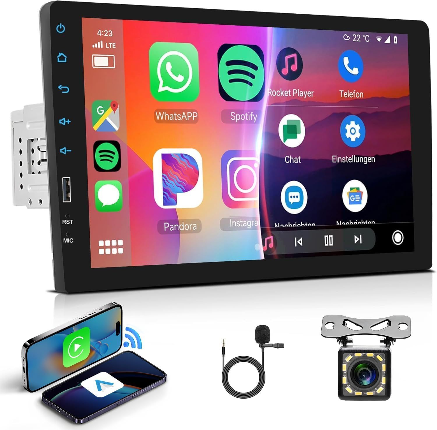 中古】カロッツェリア TVM-W710 モニター