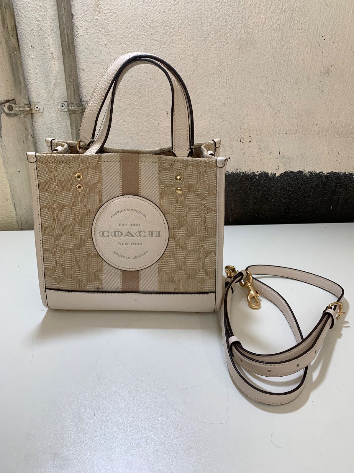 j282 COACH コーチ デンプシー 2WAY ショルダーバッグ トートバッグ