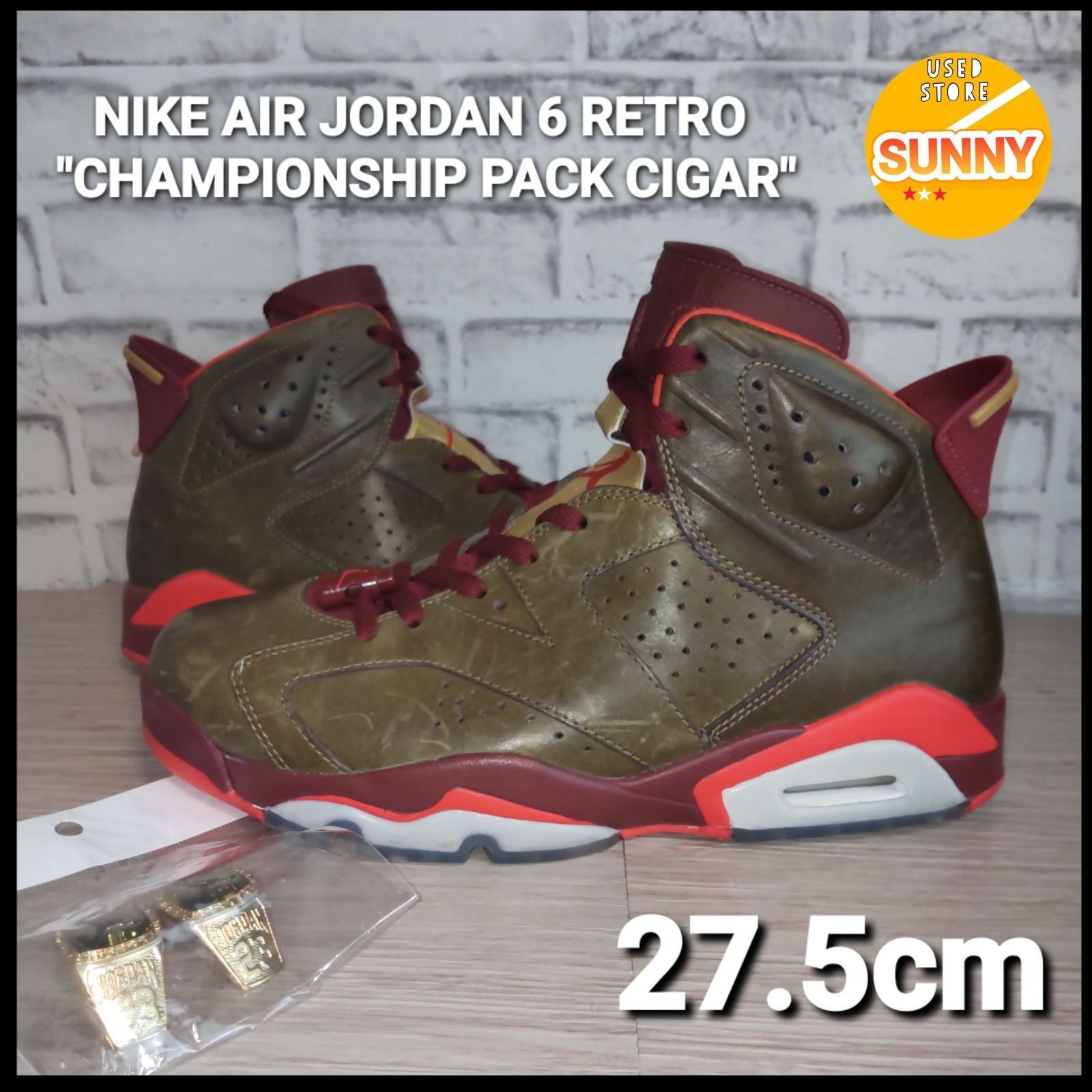 管理番号 2510ahFDIZ1/1】AIR JORDAN 6 RETRO CHAMPION SHIP 