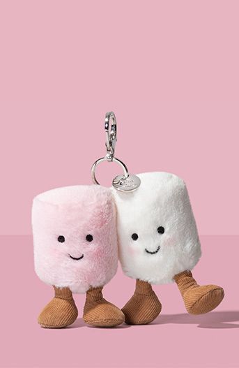 ジェリーキャット マシュマロ ペア ぬいぐるみ バッグチャーム