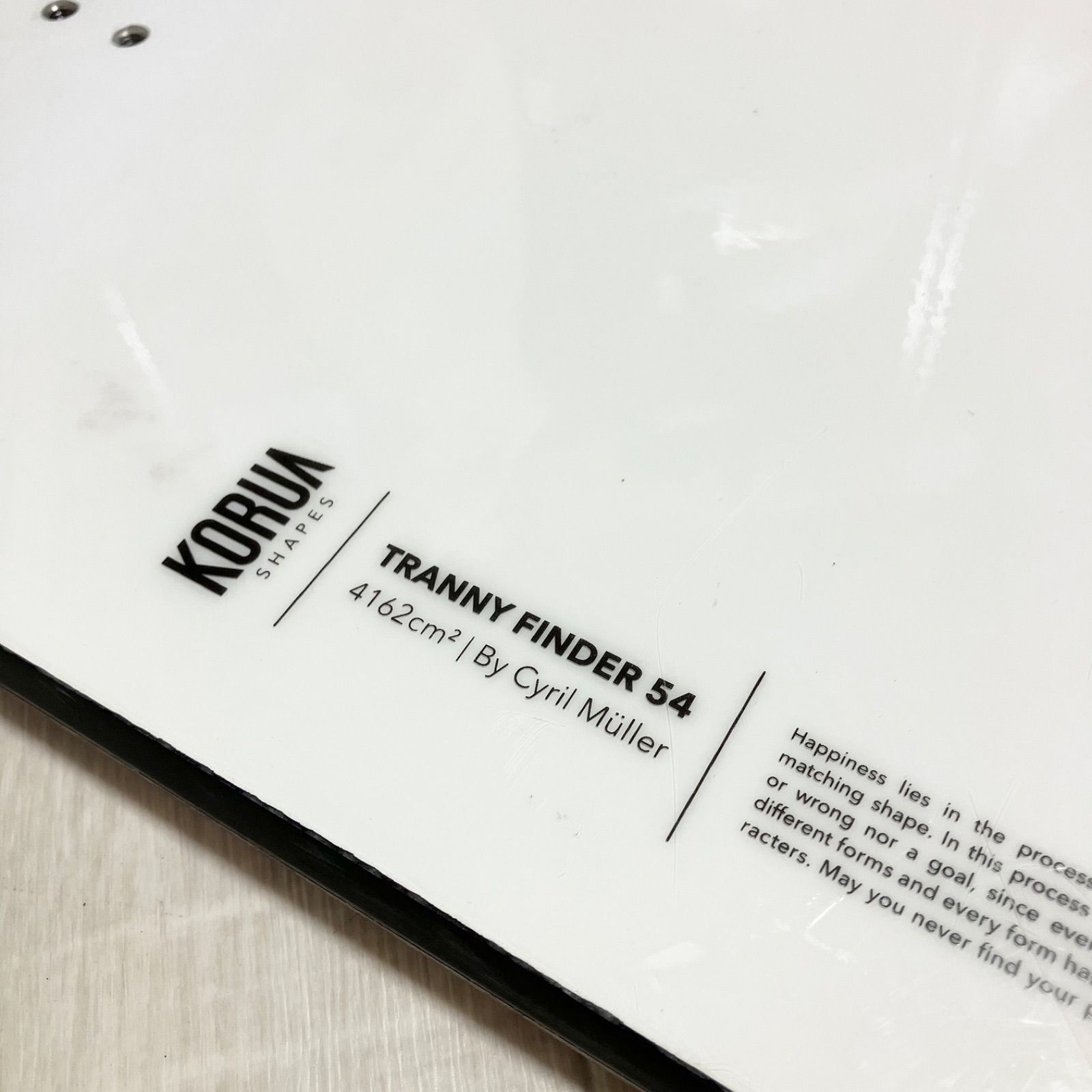 KORUA TRANNY FINDER コルア 154cm スノーボード スノボ板 - メルカリ