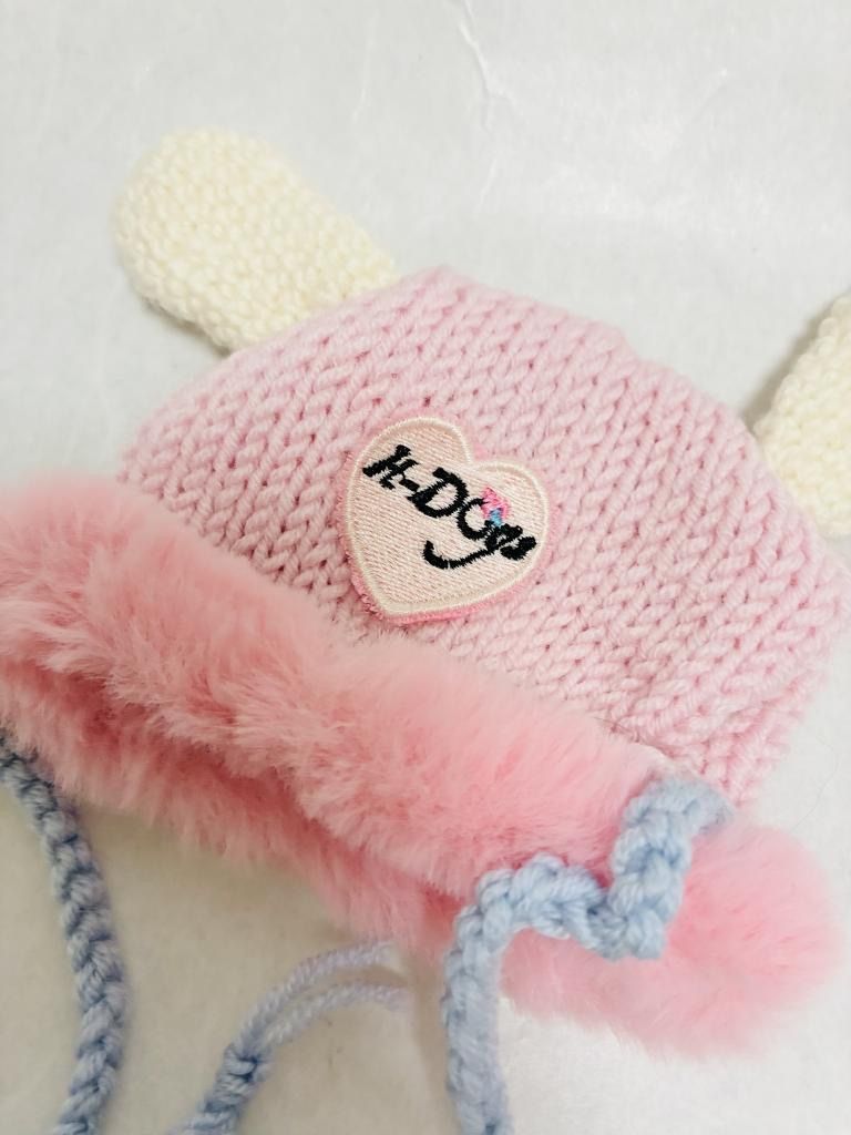 It Dogs イットドッグス イタリア製 ニット帽子 ドッグウエア 犬服 フワフワ ピンク かわいい 暖かい お出掛け 6449349