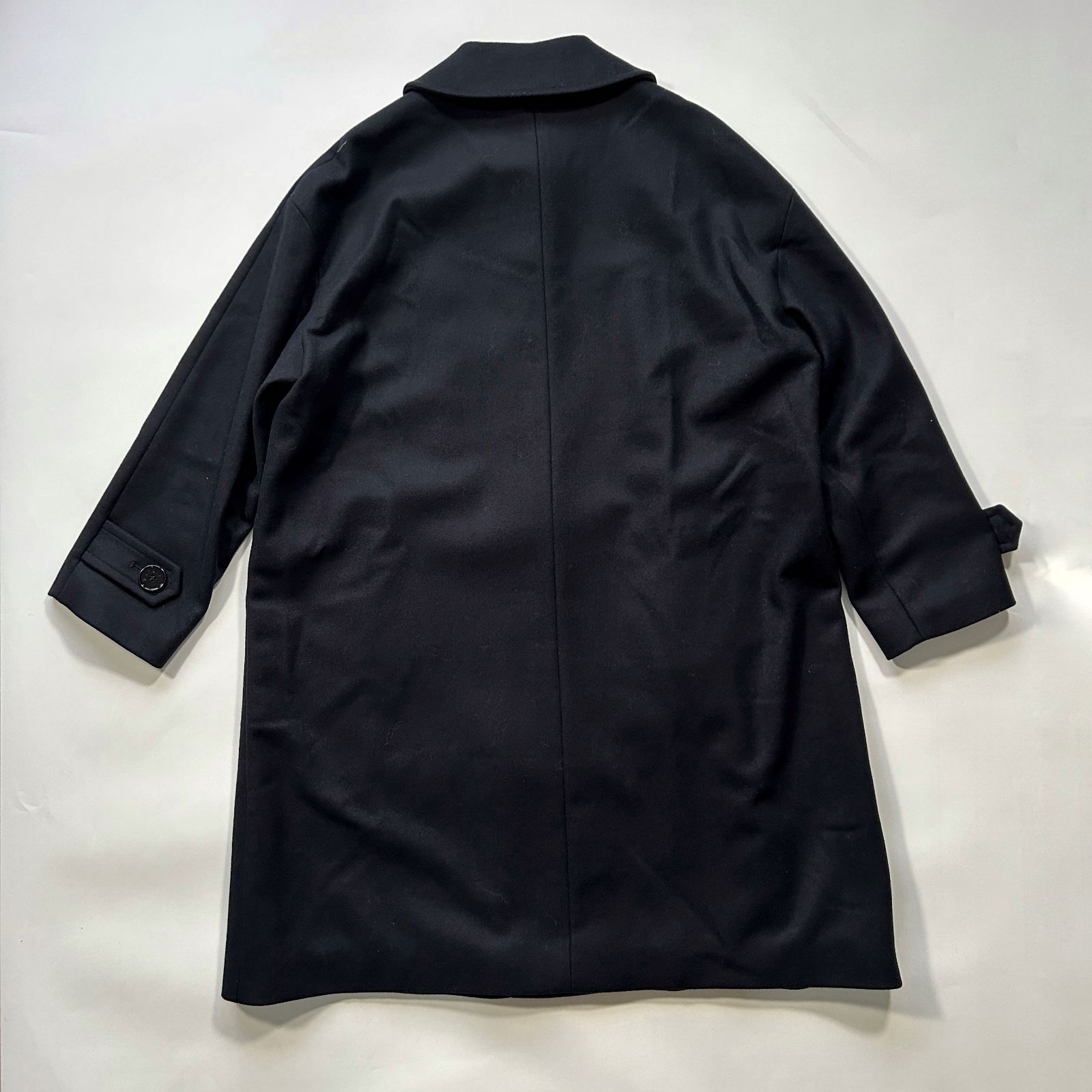 美品 Mackintosh 英国製 ウールネイビーステンカラーコート Lサイズ Mackintosh ステンカラーコート コート MACKINTOSH(マッキントッシュ