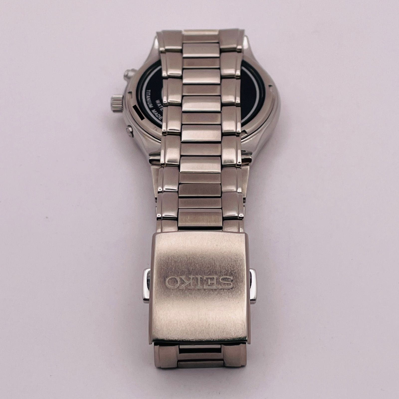 T699）希少！美品 正常稼働【渡辺力氏デザイン】SEIKO セイコー 電波 