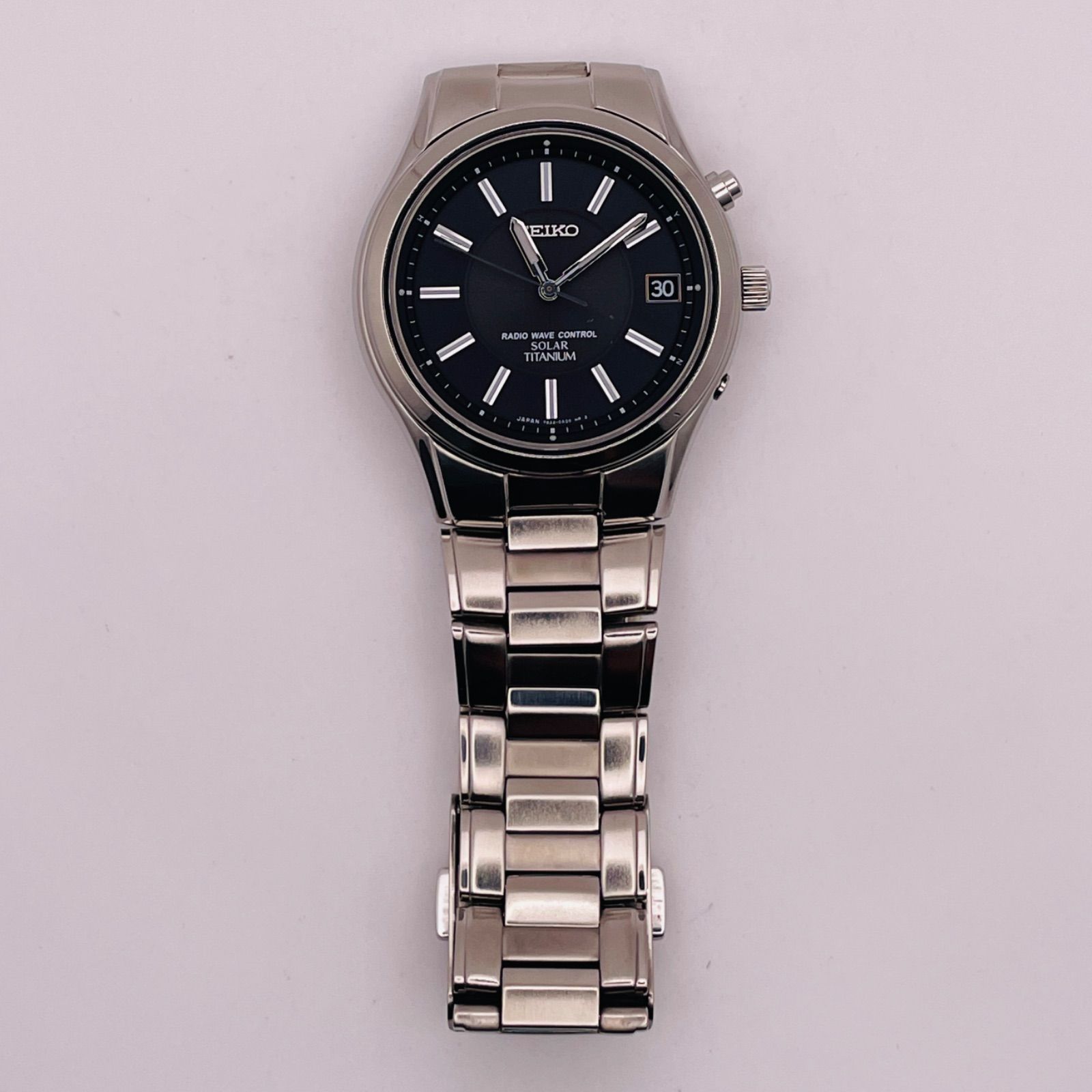 T699）希少！美品 正常稼働【渡辺力氏デザイン】SEIKO セイコー 電波 