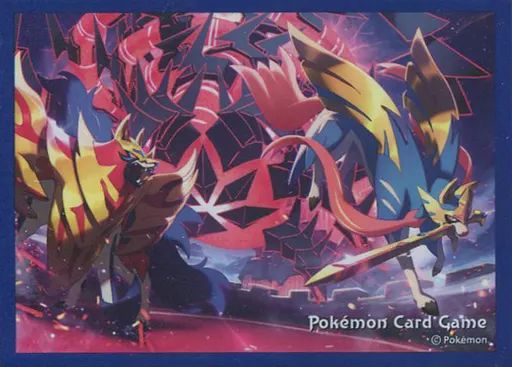 [Used] Supply Pokemon Card Game Deck Shield (sleeve) Zacian Zamazenta Mugendina Pokemon Center Limited