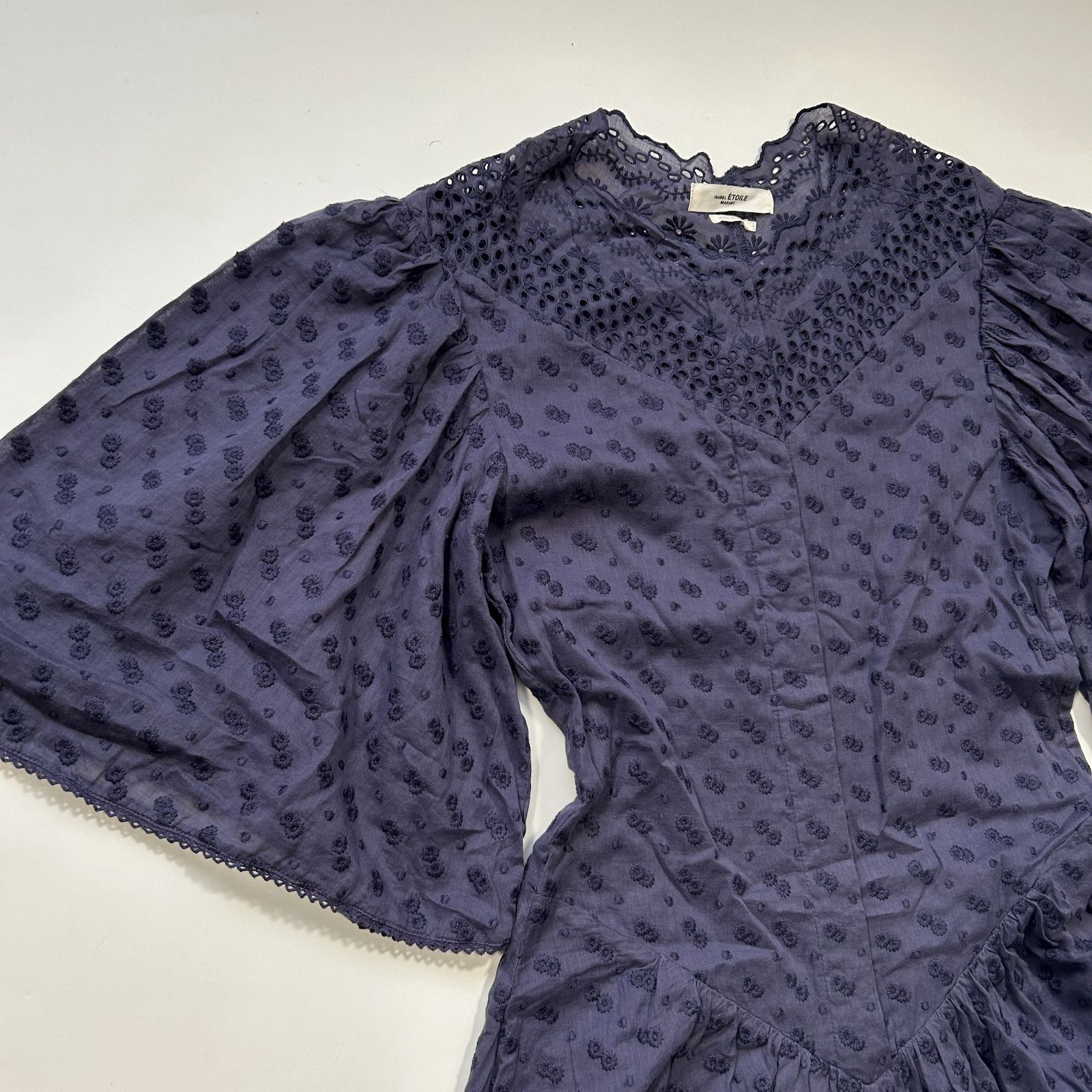 美品 ISABEL MARANT ETOILE イザベルマランエトワール ジャガード 刺繍