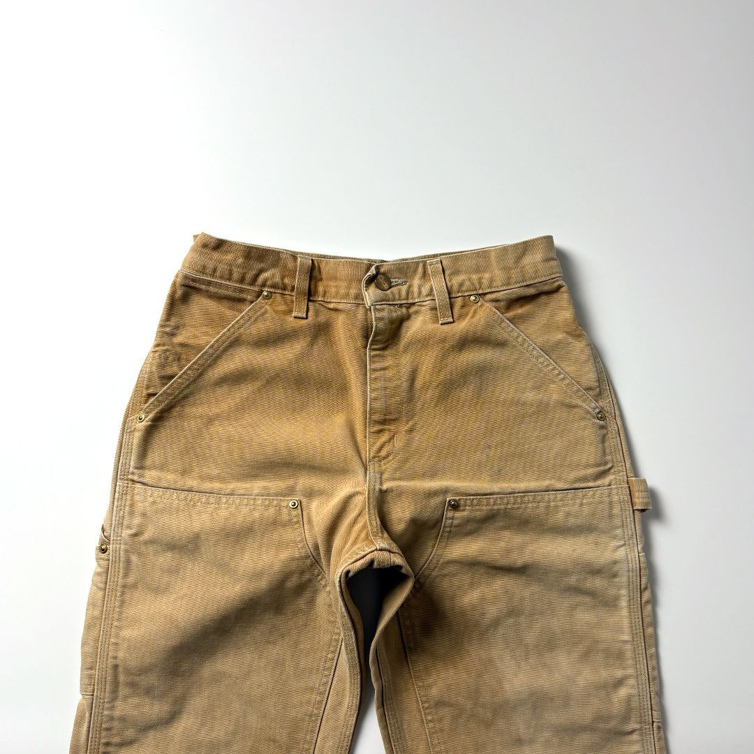 メンズ carhartt ダブルニー パンツ w30 l30 フェード ヴィンテージ