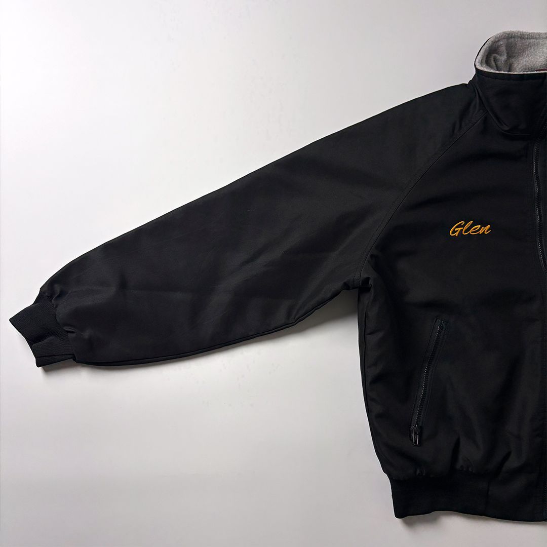 ウォームアップジャケット フリースライナー ナイロンジャケット L USA