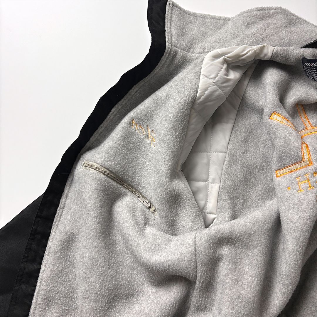 ウォームアップジャケット フリースライナー ナイロンジャケット L USA