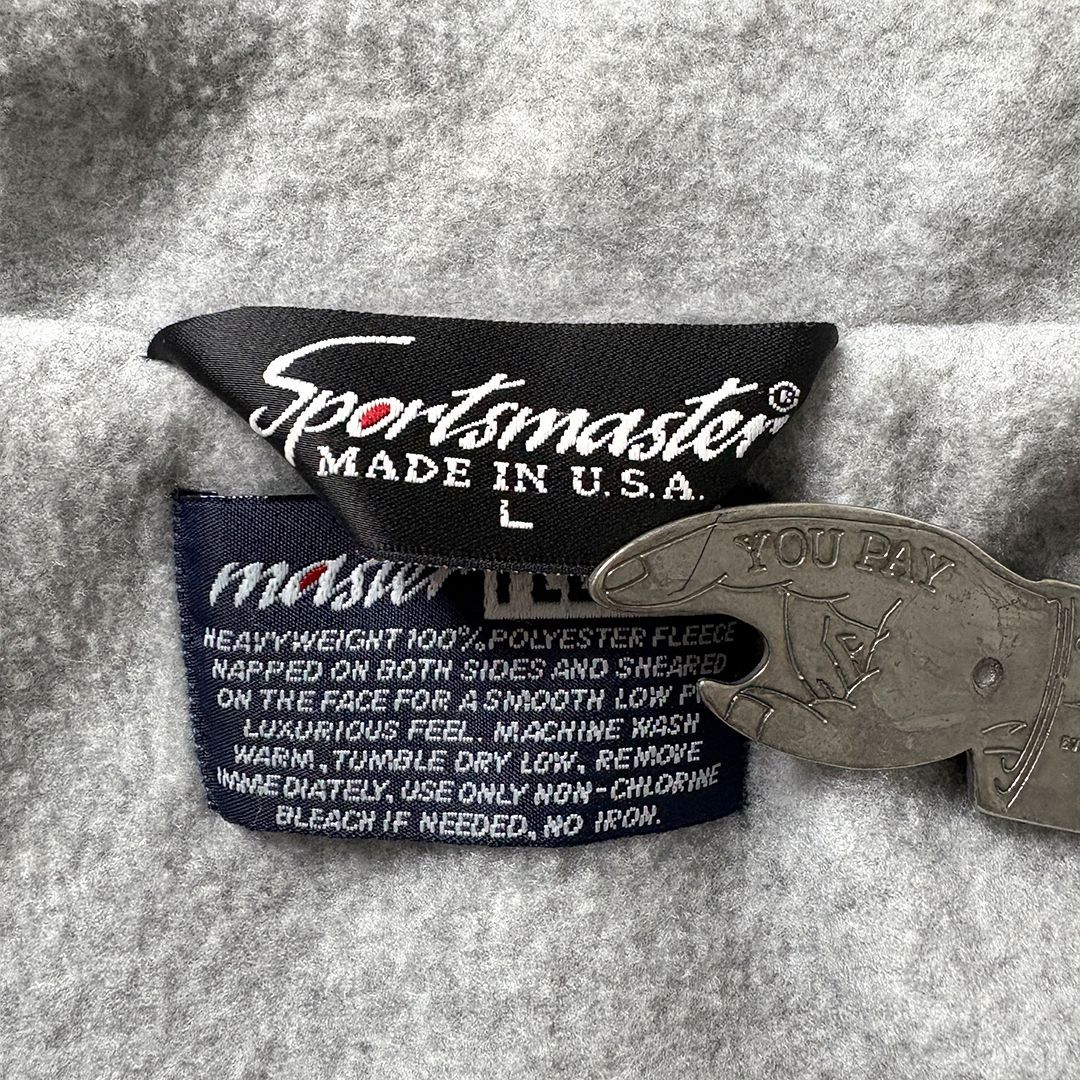 ウォームアップジャケット フリースライナー ナイロンジャケット L USA