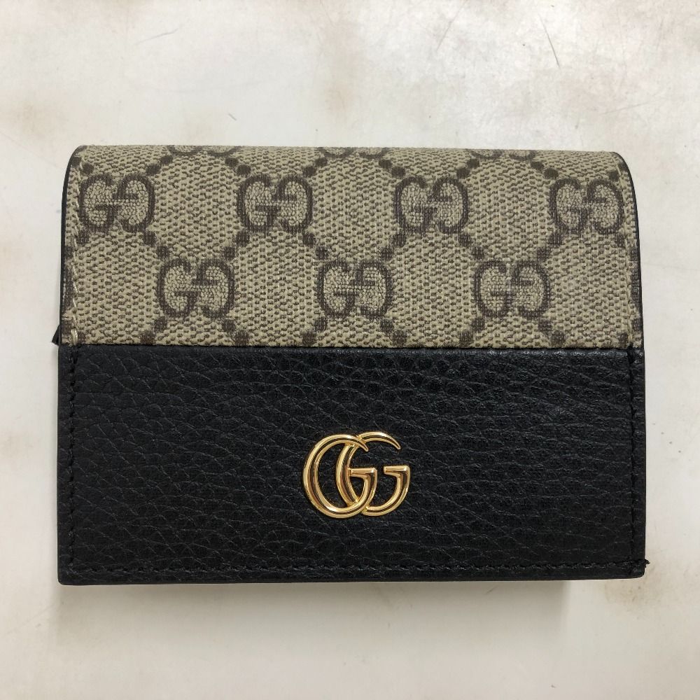 02w20216 グッチ GUCCI ダブルG バイカラー カードケース ウォレット