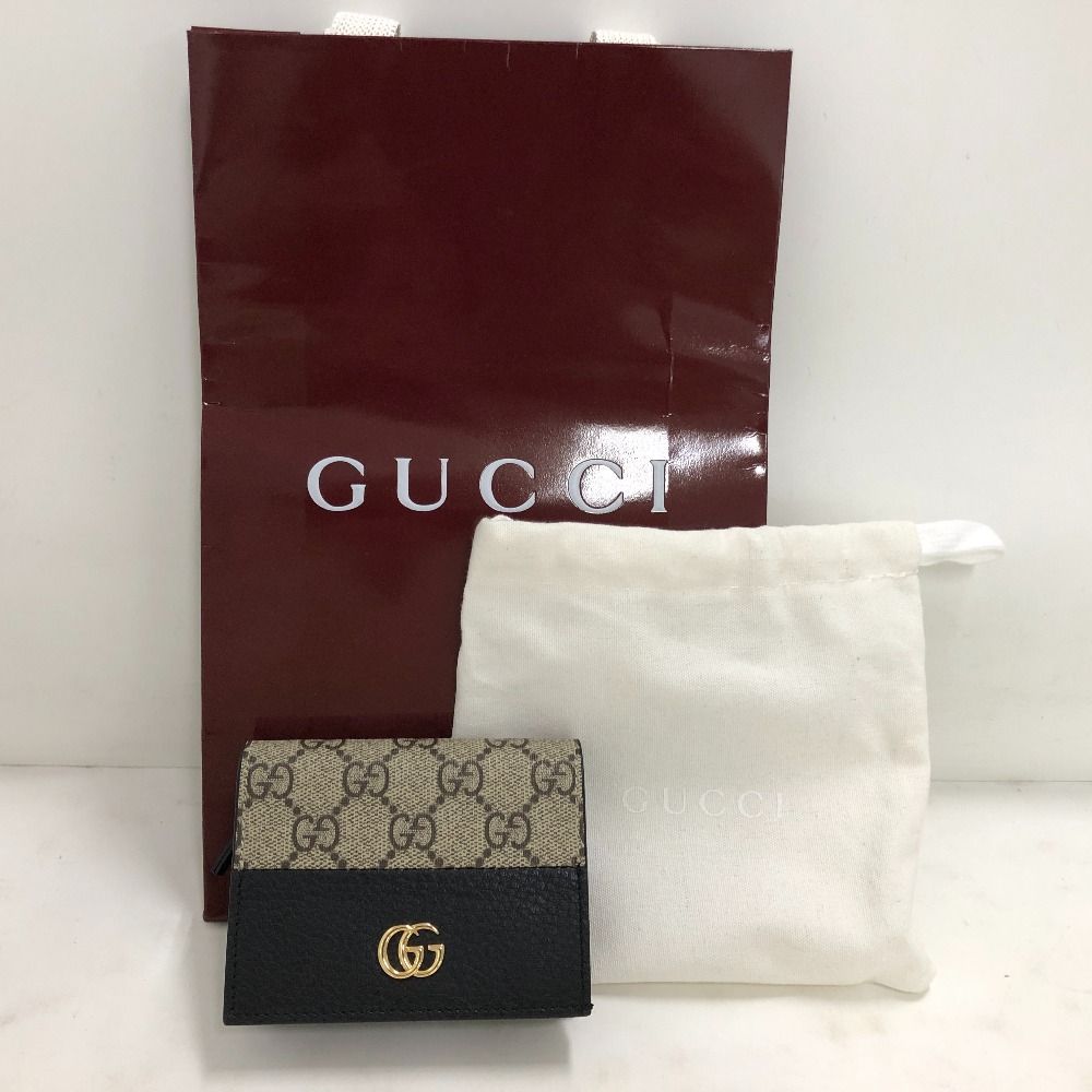 02w20216 グッチ GUCCI ダブルG バイカラー カードケース ウォレット