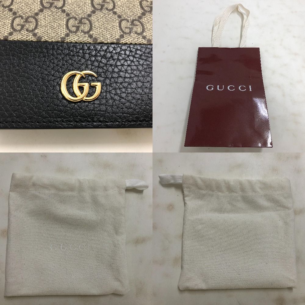 02w20216 グッチ GUCCI ダブルG バイカラー カードケース ウォレット