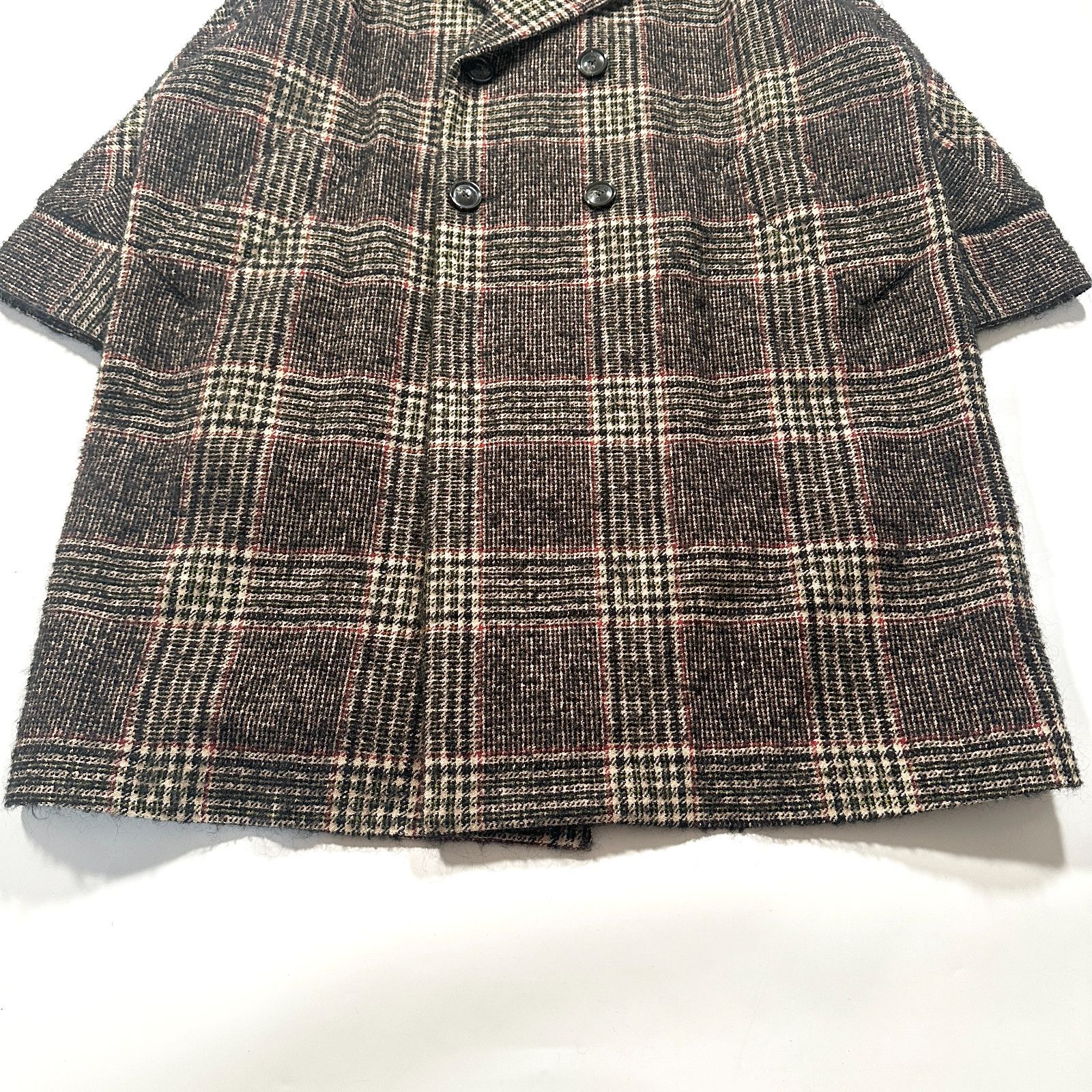 新品同様 TICCA ティッカ リリア チェック テント コート モヘヤ