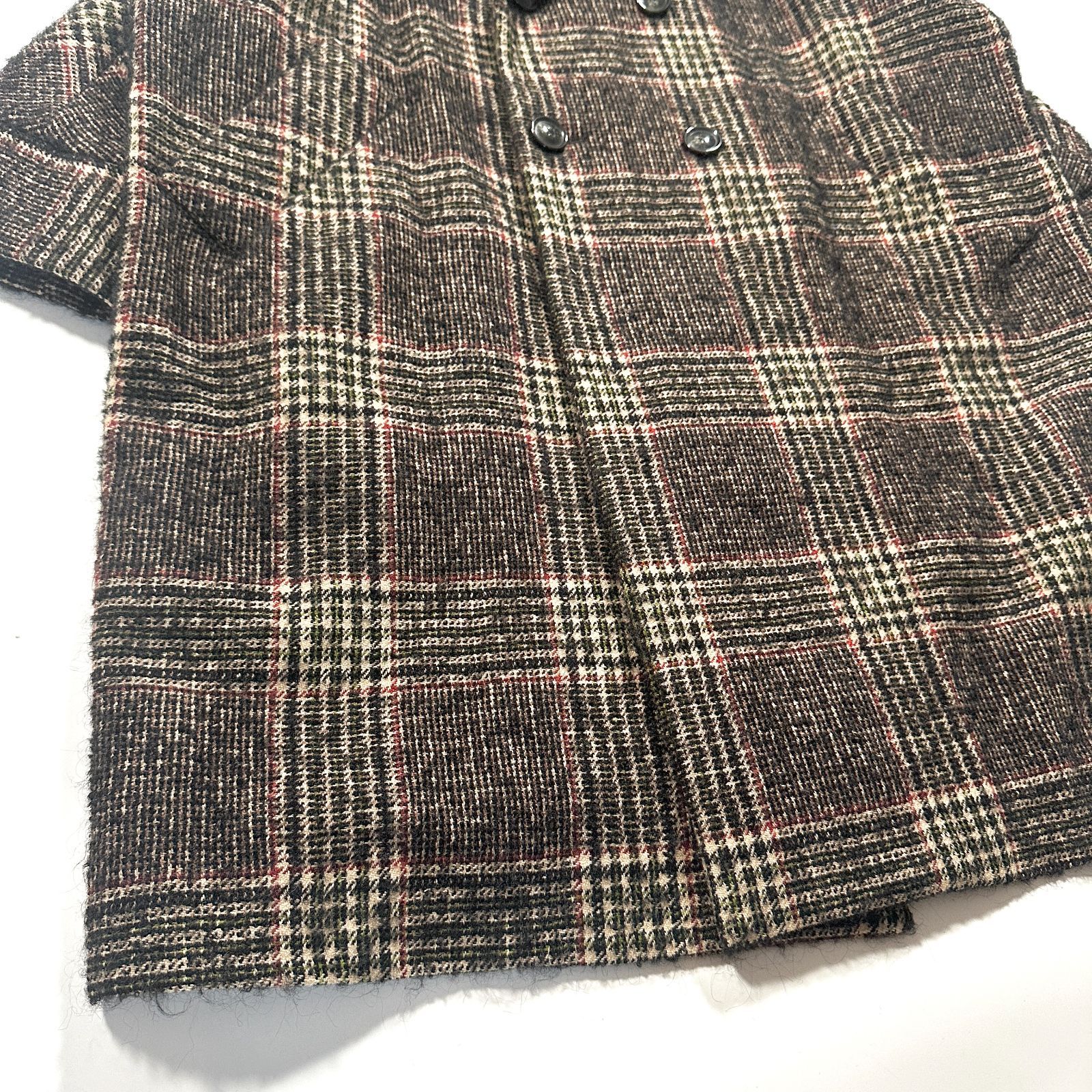 新品同様 TICCA ティッカ リリア チェック テント コート モヘヤ 新品同様 TICCA ティッカ リリア チェック テント コート モヘヤ