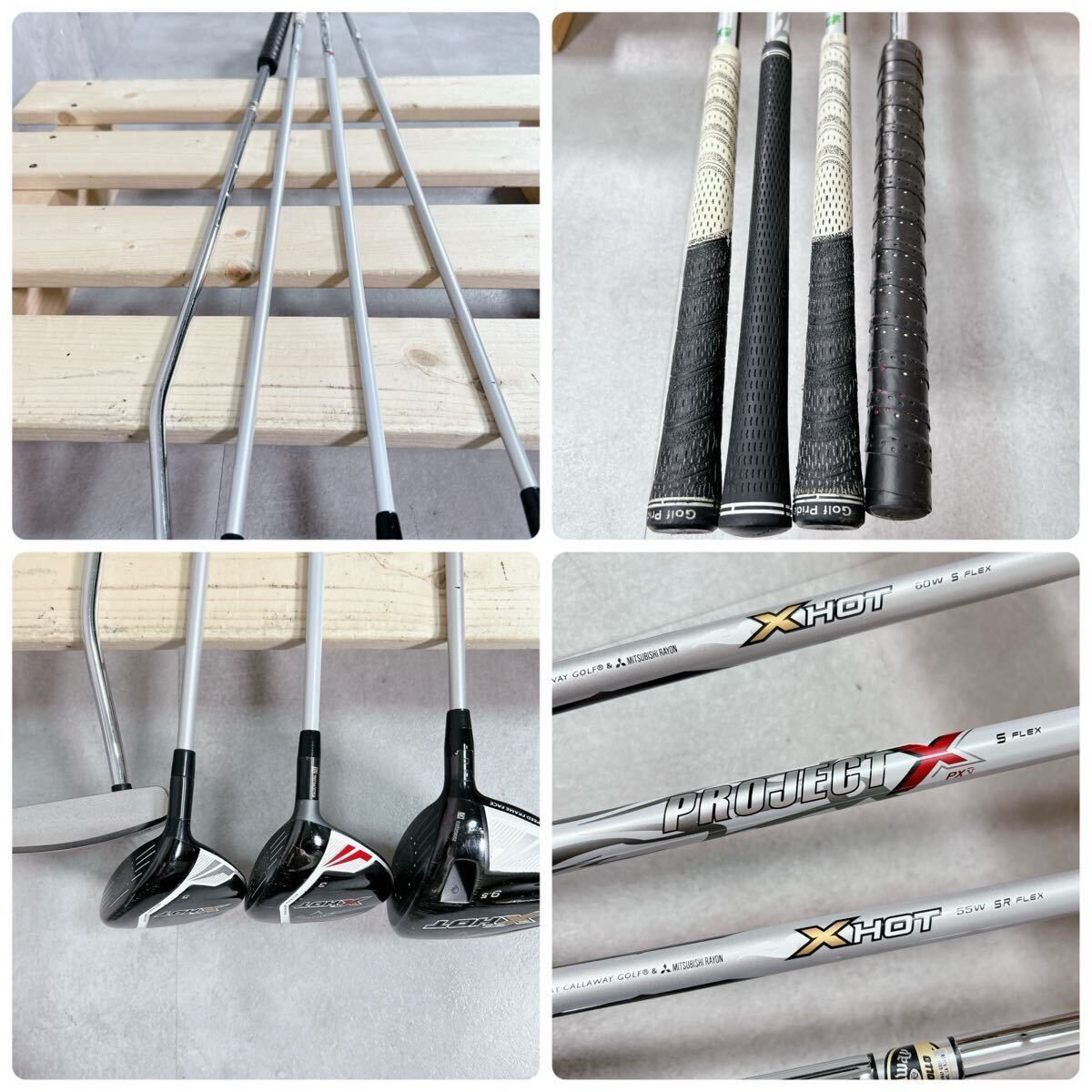 V098 キャロウェイ メンズ ゴルフ クラブ セット 13点 黒 V098