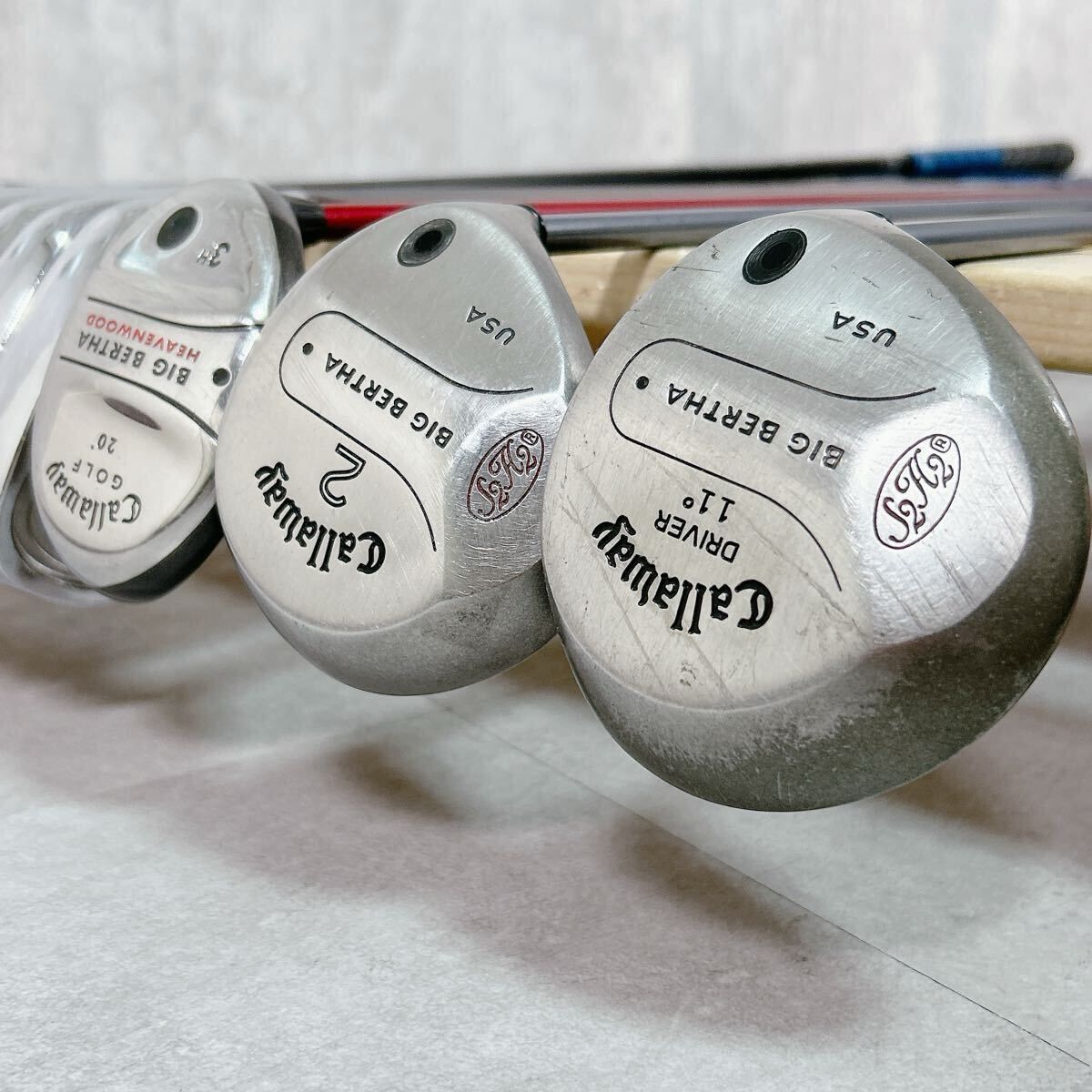 V097 Callaway キャロウェイ 他 メンズ ゴルフ クラブ セット 13点