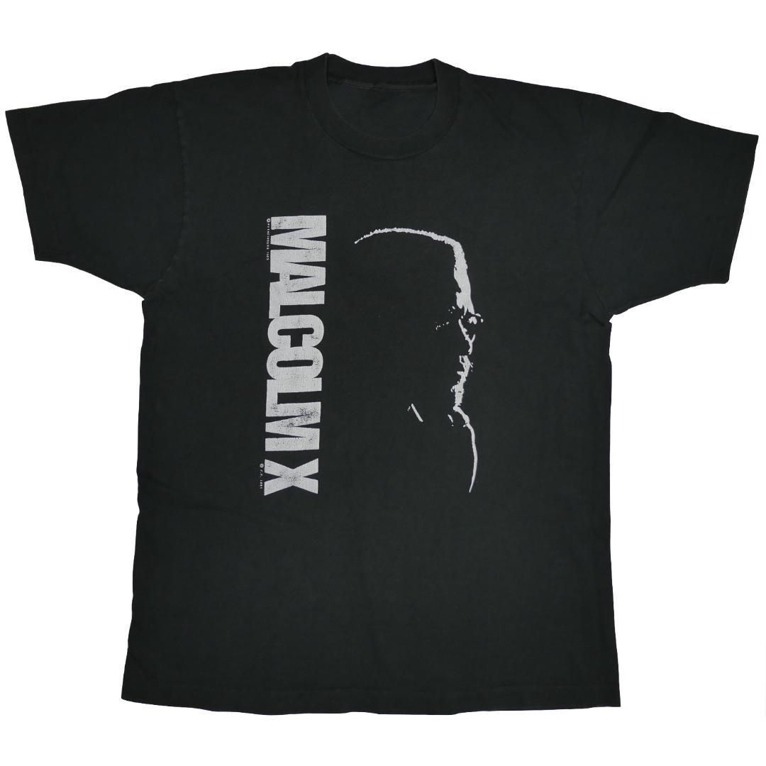 L】90s ヴィンテージ マルコムX Malcolm X Tシャツ ©1991 - メルカリ