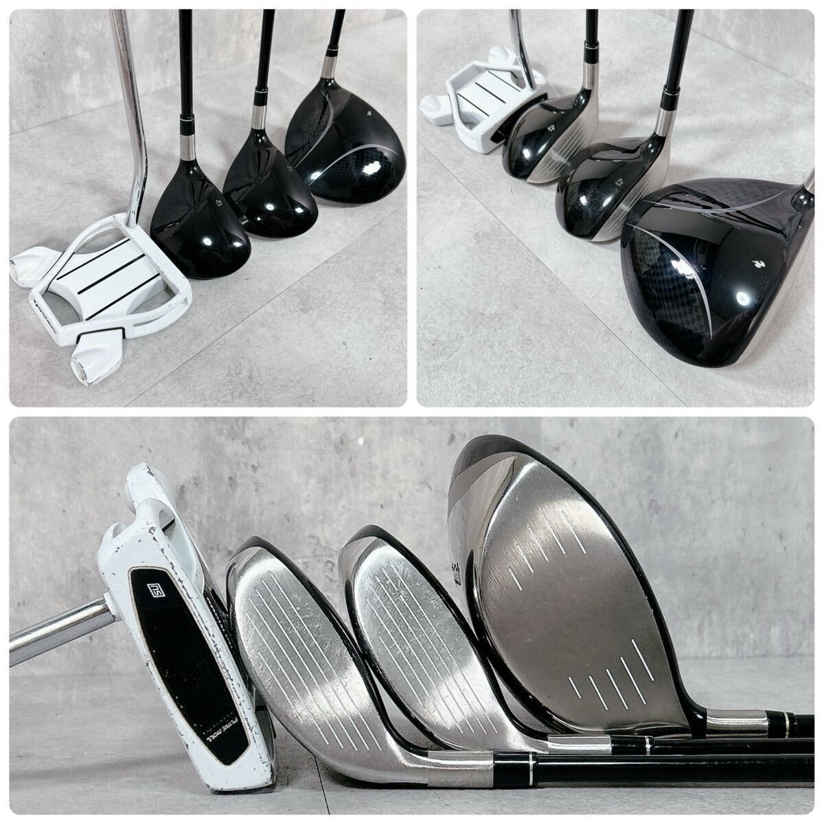 V094 TaylorMade テーラーメイド 他 メンズ ゴルフ クラブ セット 14点