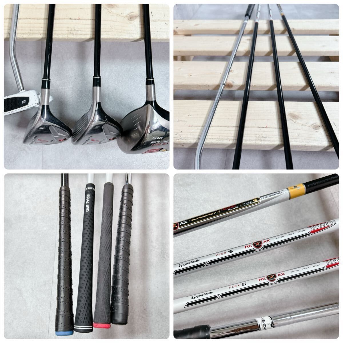 V094 TaylorMade テーラーメイド 他 メンズ ゴルフ クラブ セット 14点
