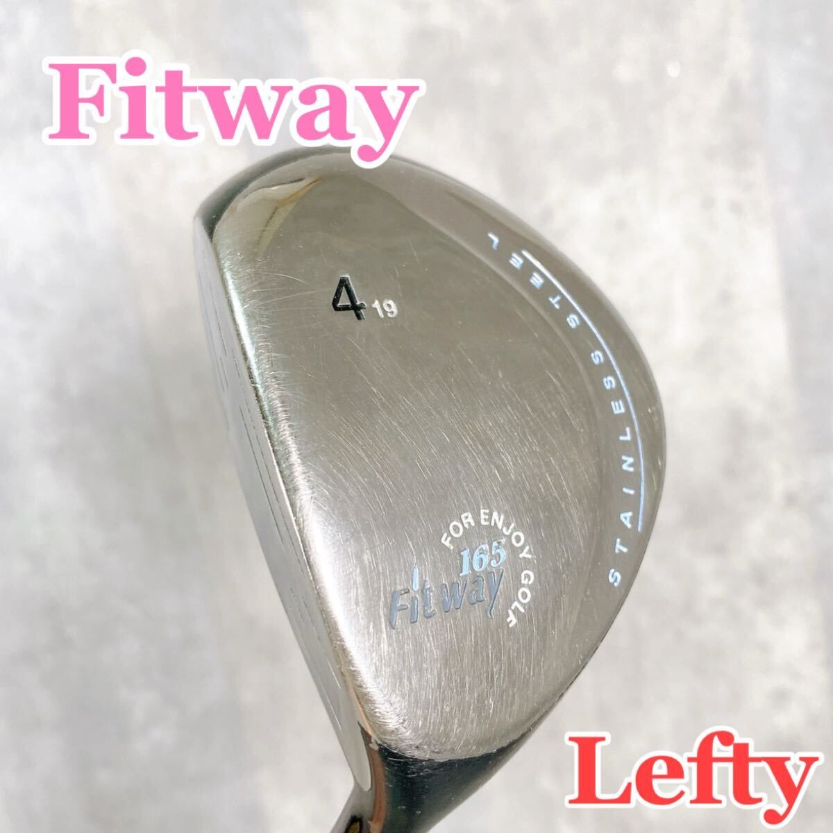V159 左利き レフティ FITWAY 他 メンズ ゴルフ クラブ セット 豪華 13