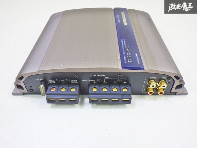 carrozzeria GM-D2400 パワーアンプ 100W×4・ブリッジャブルパワー