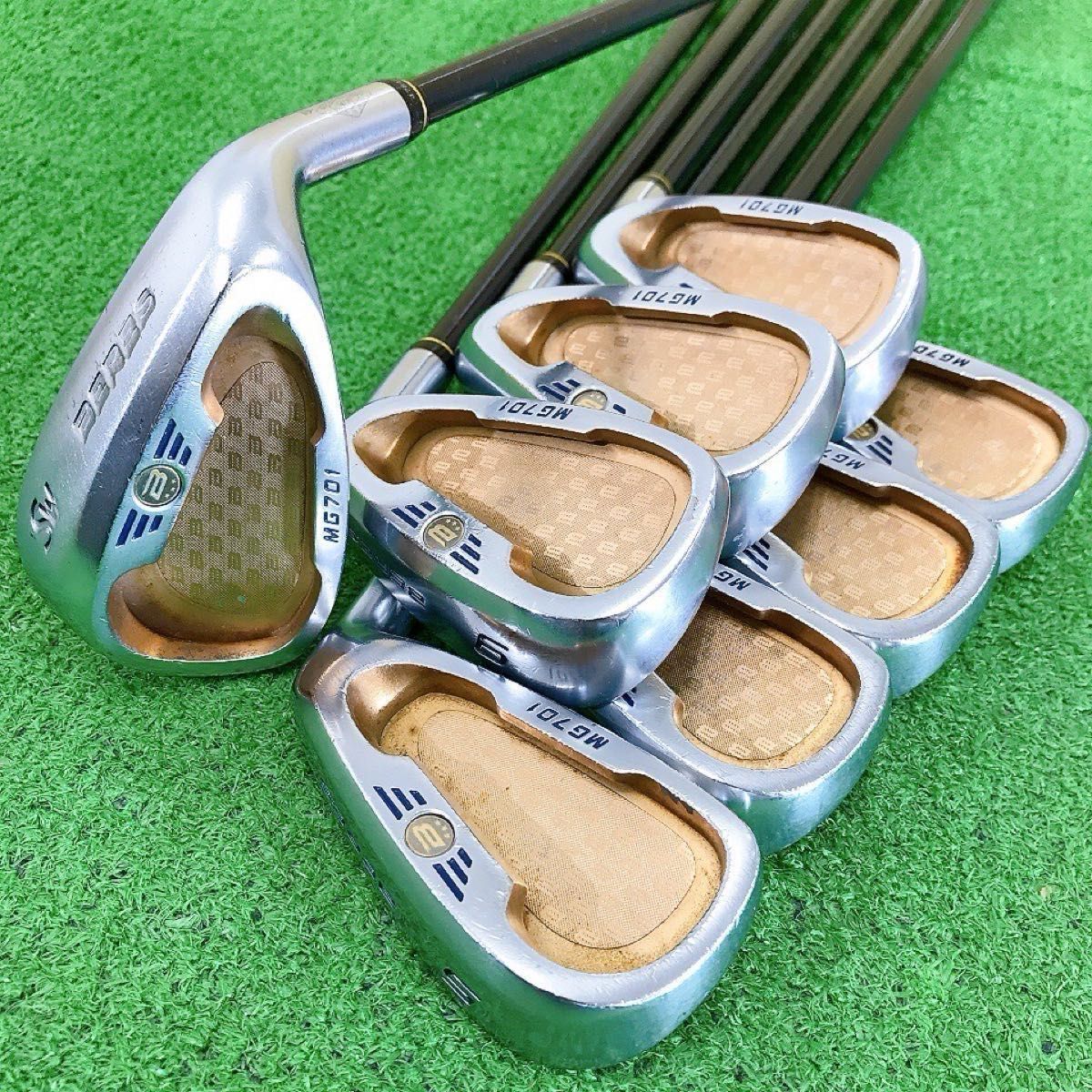 チ813Sホンマ BERES MG701 8本アイアンセット R 純正 HONMA GOLD 金