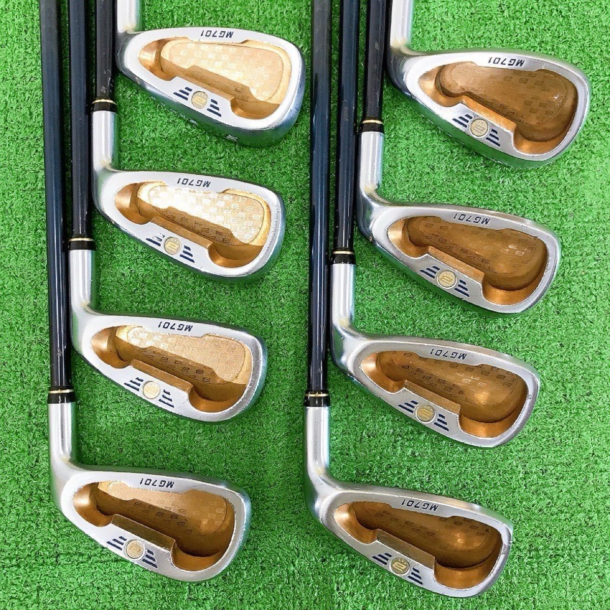ホンマ　大幅値下ベレスMG701 金　三つ星 チ813Sホンマ BERES MG701 8本アイアンセット R 純正 HONMA GOLD 金