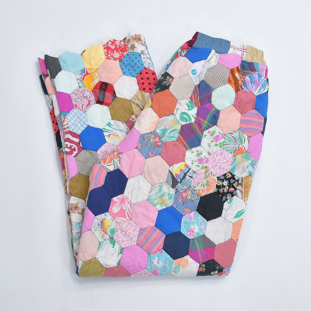 Remake リメイク ハンドメイド ヘキサゴン パッチワーク キルト