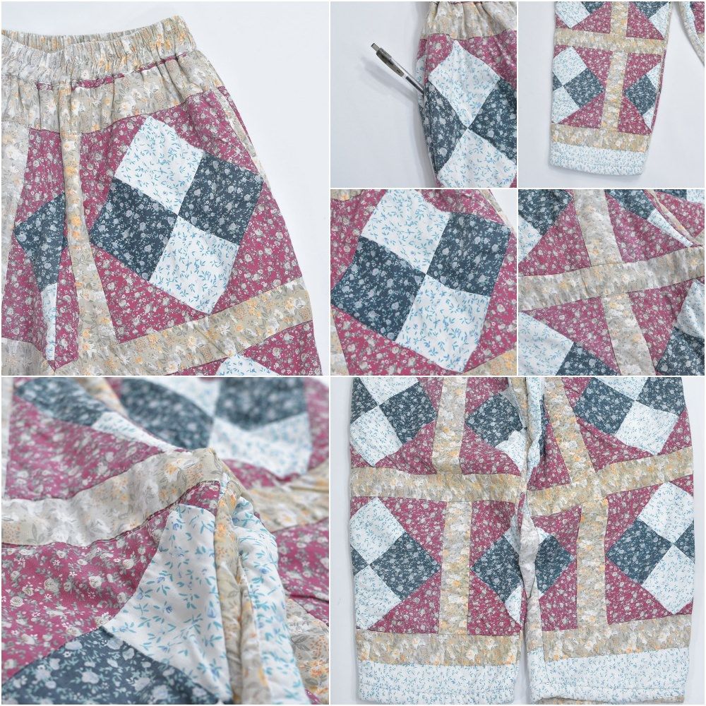 Remake リメイク ハンドメイド デザイン パッチワーク キルト ルーズ