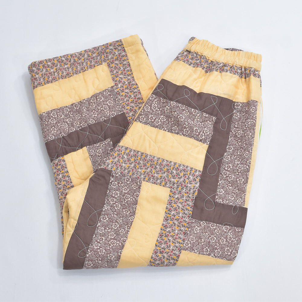 パッチワークキルト ベッドカバー マルチカバー スター キラキラ