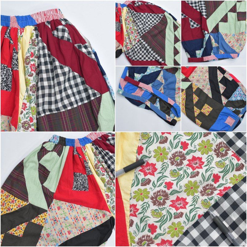 Remake リメイク ハンドメイド パッチワークキルトトップ デザイン